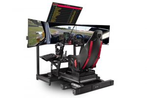 NextLevel Racing F-GT 160 with quad monitors